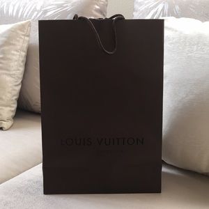Louis Vuitton Shopping Gift Bag. Authentic!